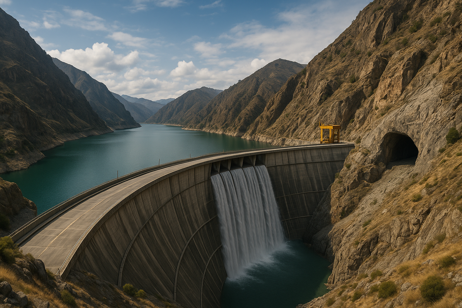 نمای پروژه سدسازی ۲