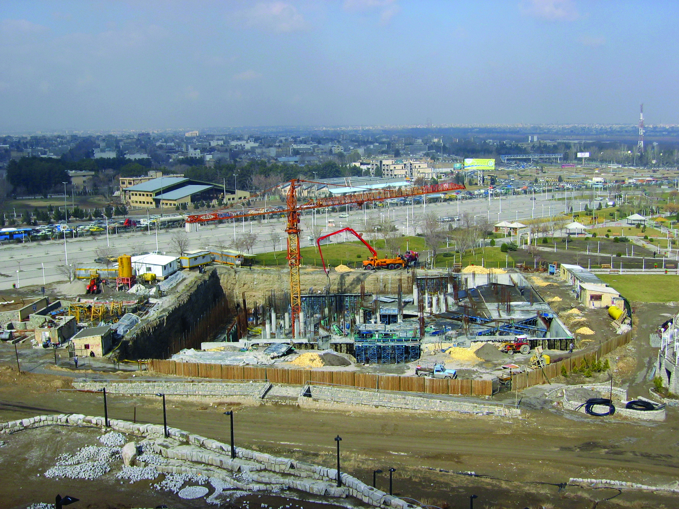 نمای پروژه سدسازی ۴